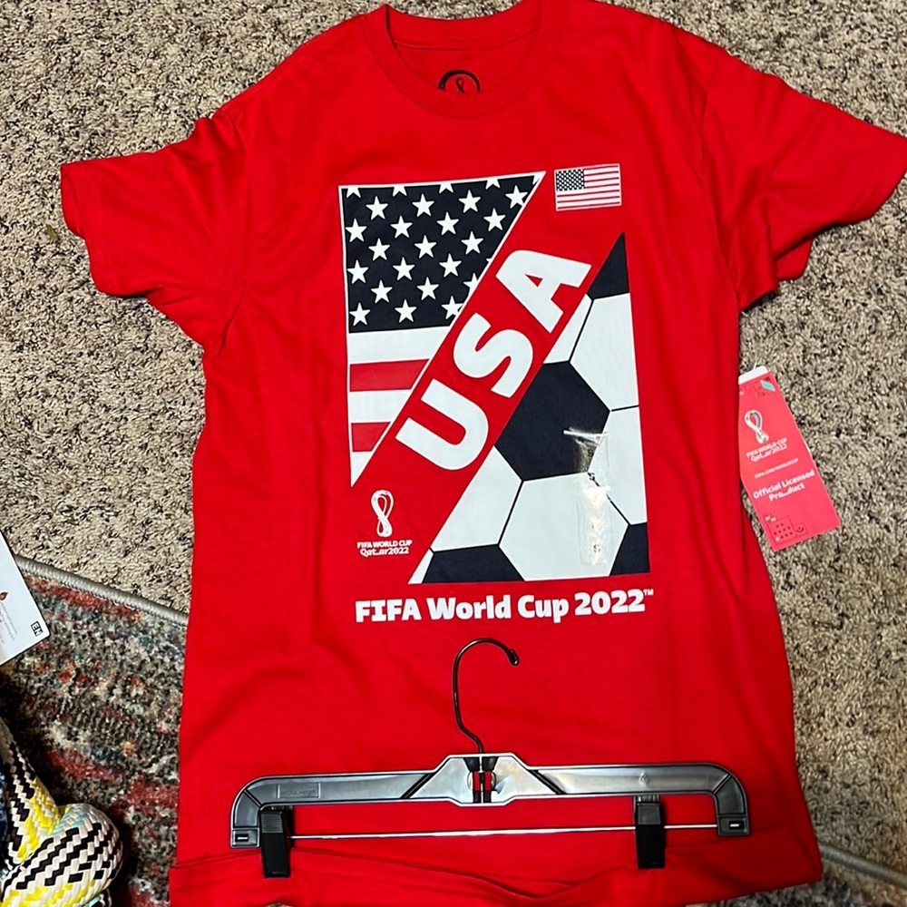 NWT men's tee-shirt representing the USA for the FIFA World Cup.